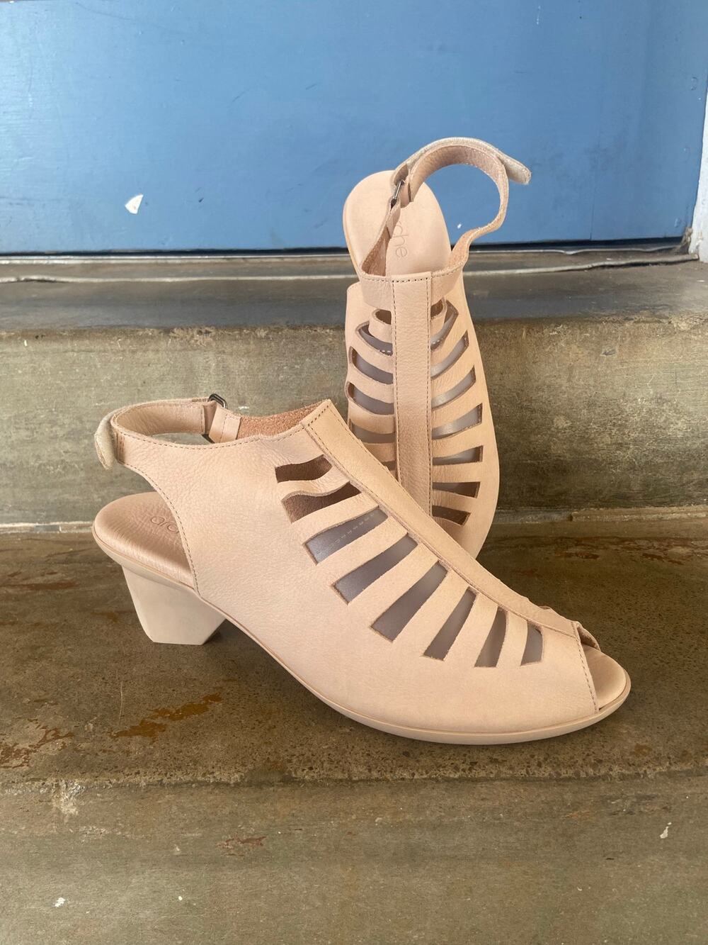 Arche Enexor caged design slingback sandals with cut outs